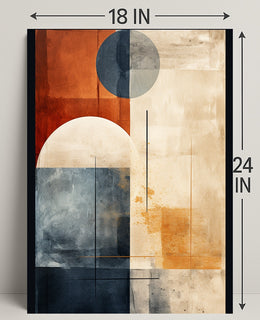 Abstract Geometric Harmony Abstract Poster