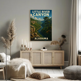 Little River Canyon, Alabama Poster