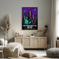 The Heartbeat Of Nyc Poster