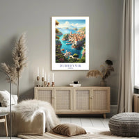 Dubrovnik's Enchanting Cityscape Travel Poster PosterGoat