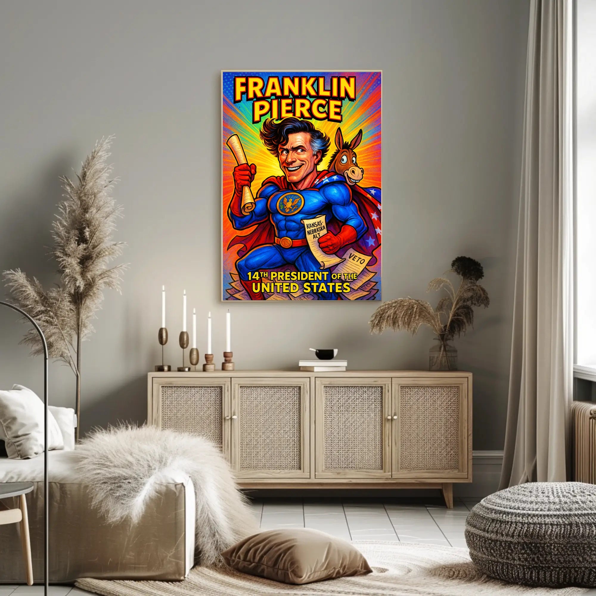 Franklin Pierce 14th President Poster PosterGoat