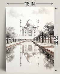 Timeless Beauty Of The Taj Mahal Poster