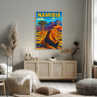 Namibia Wildlife Adventure Poster