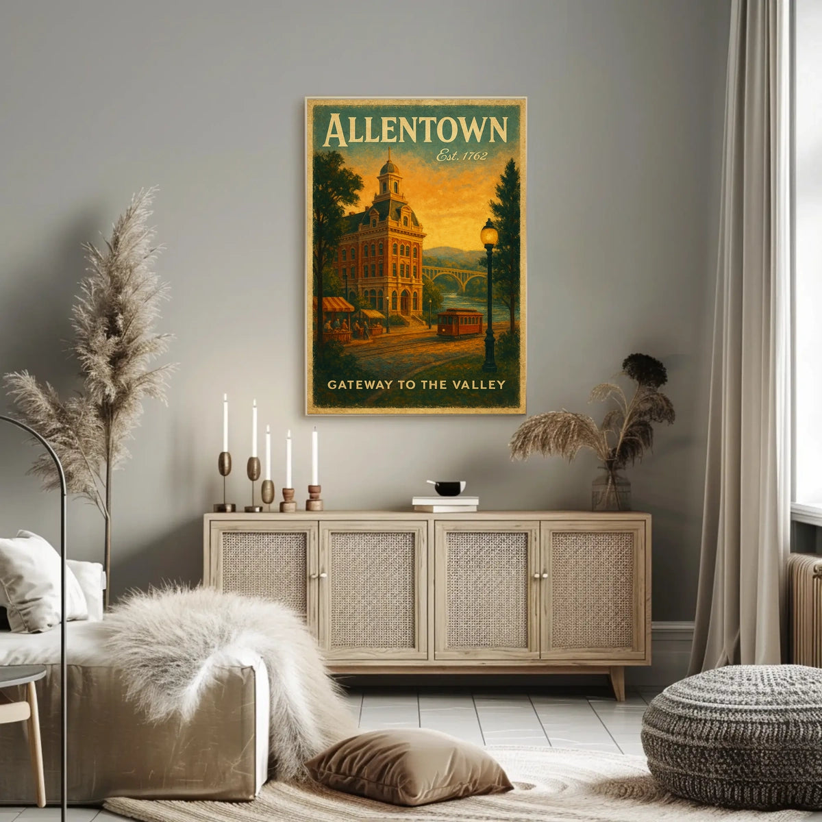 Allentown Gateway To The Valley Poster