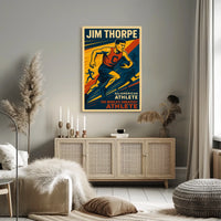 Jim Thorpe Legendary Athlete Poster