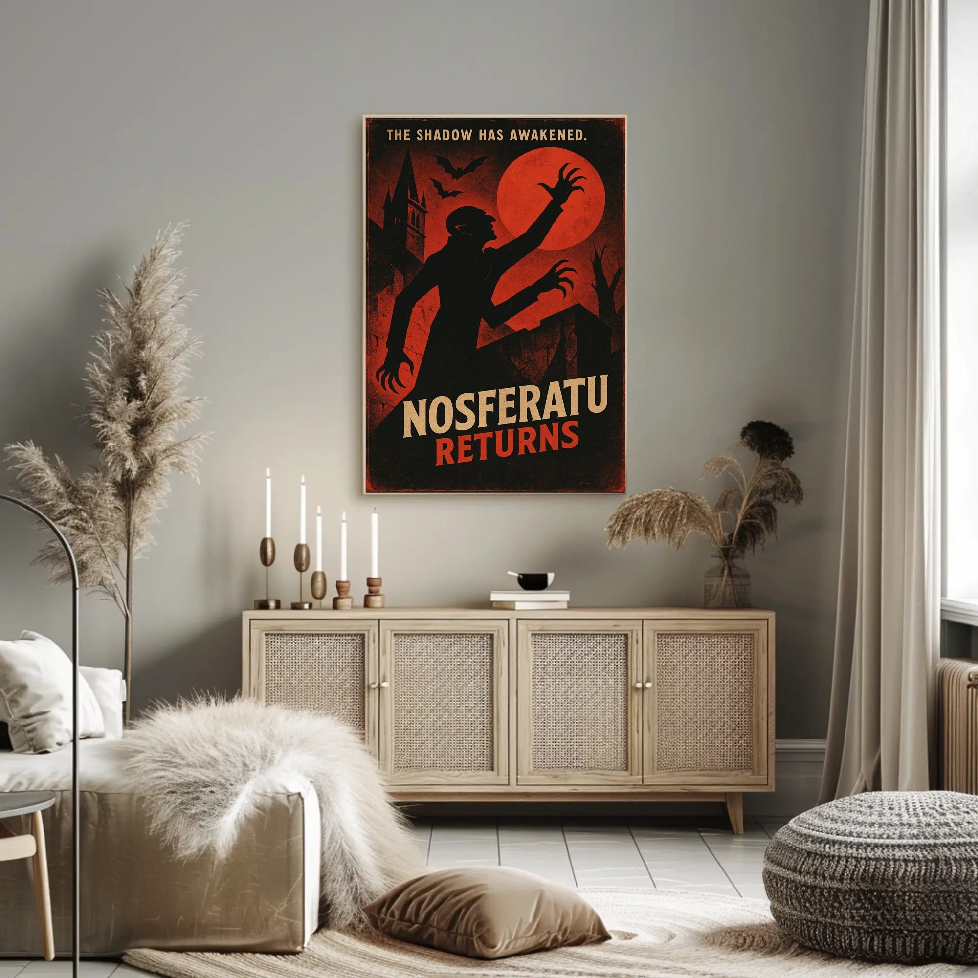 Nosferatu Eerie Gothic Horror Art Print Fantasy or Mythology Poster