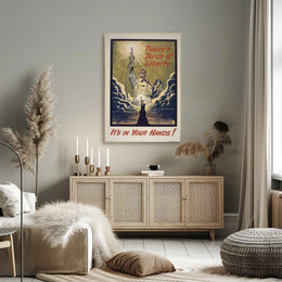 Liberty and Modernity: A Patriotic Propaganda Poster