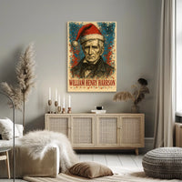 William Henry Harrison 9th President of the United States Christmas SeriesPoster