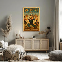 Classic Cartoon Sailor Nostalgia Pop Culture Poster