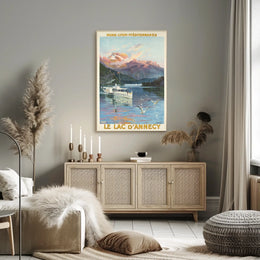 Le Lac DAnnecy Travel Poster