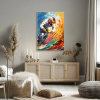 Futuristic Cityscape Sci-Fi Utopian Theme Poster