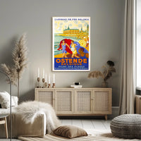 Ostende Queen Of The Beaches Poster