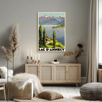 Lac DAnnecy Travel Poster