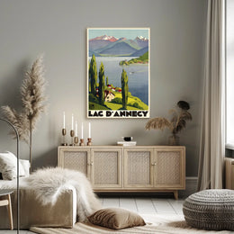 Lac DAnnecy Travel Poster