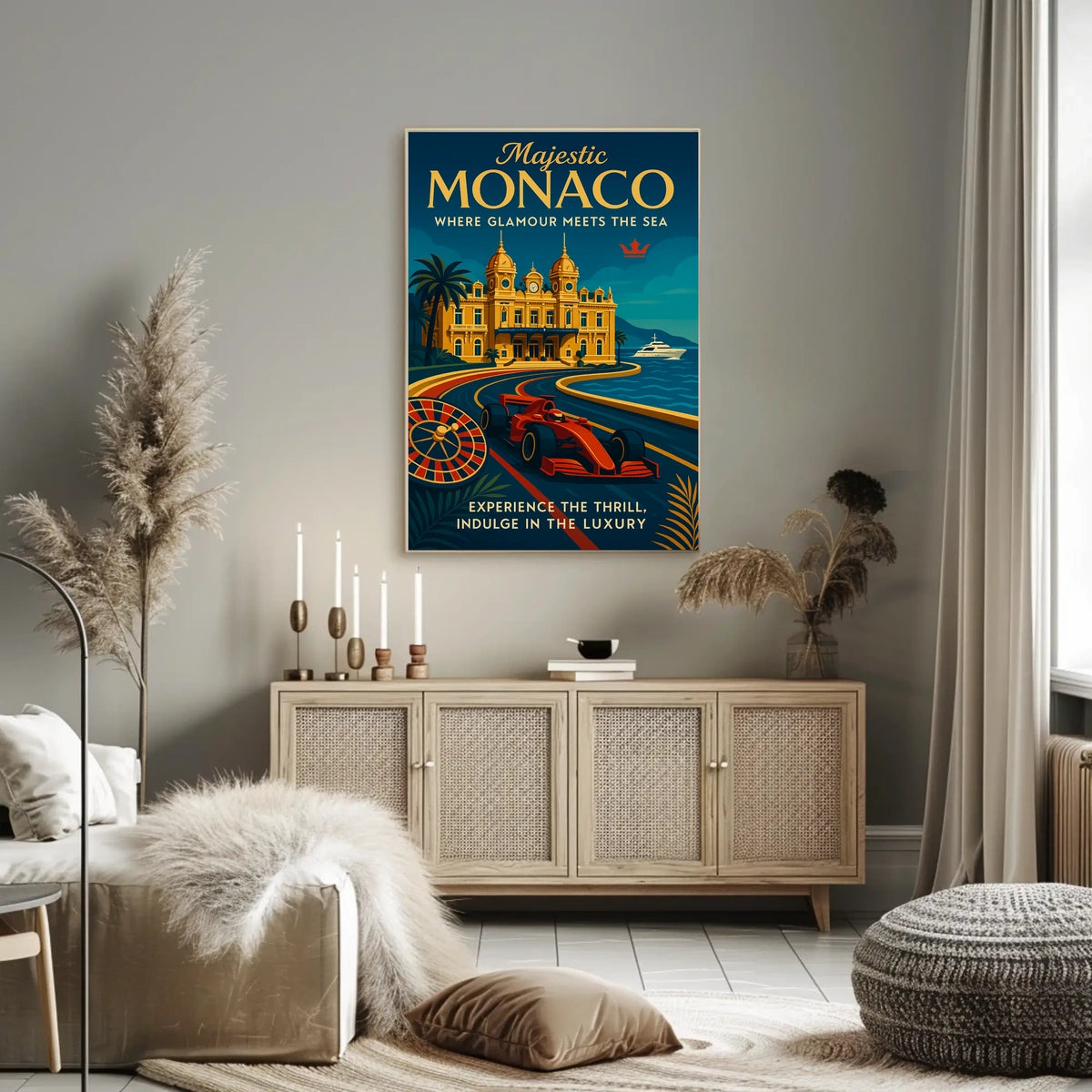 Majestic Monaco Poster