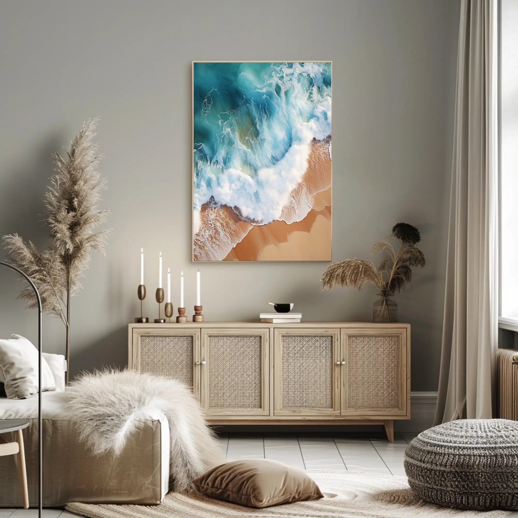 Ocean Waves Poster