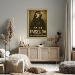 Saint Faustina Kowalska Poster