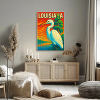 Louisiana Wildlife Poster