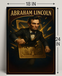 Iconic Leadership and Legacy in Historical or Presidential Poster