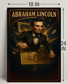 Iconic Leadership and Legacy in Historical or Presidential Poster