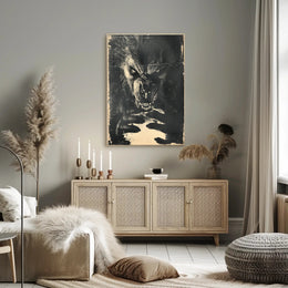The Beast Within Art Print Poster for Home Decor and Wall Art PosterGoat