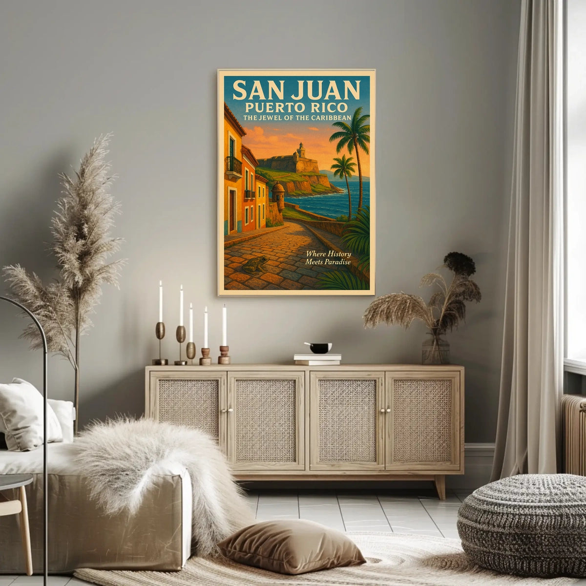 San Juan, Puerto Rico The Jewel of the Caribbean Poster