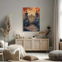Enchanted Gate At Dusk Poster