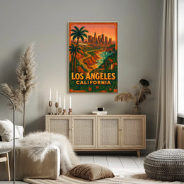Los Angeles California Dreaming Poster