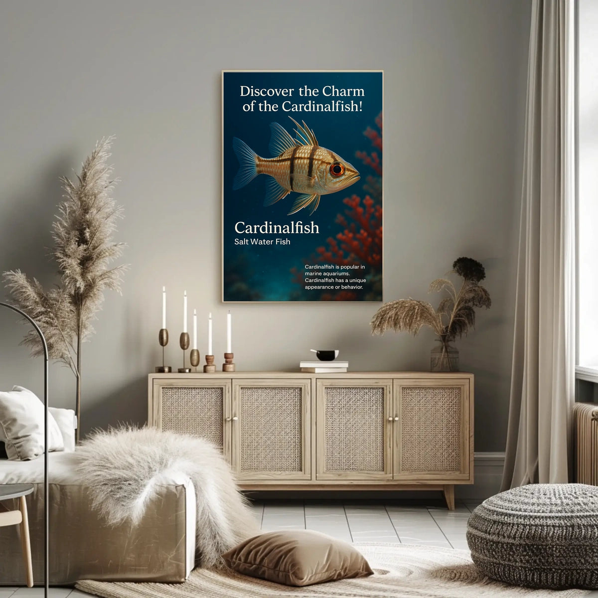 Discover The Charm Of The Cardinalfish Poster