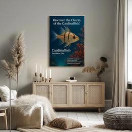 Discover The Charm Of The Cardinalfish Poster