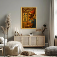 Unification of Egypt c. 3100 BCE Poster PosterGoat
