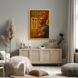 Unification of Egypt c. 3100 BCE Poster PosterGoat