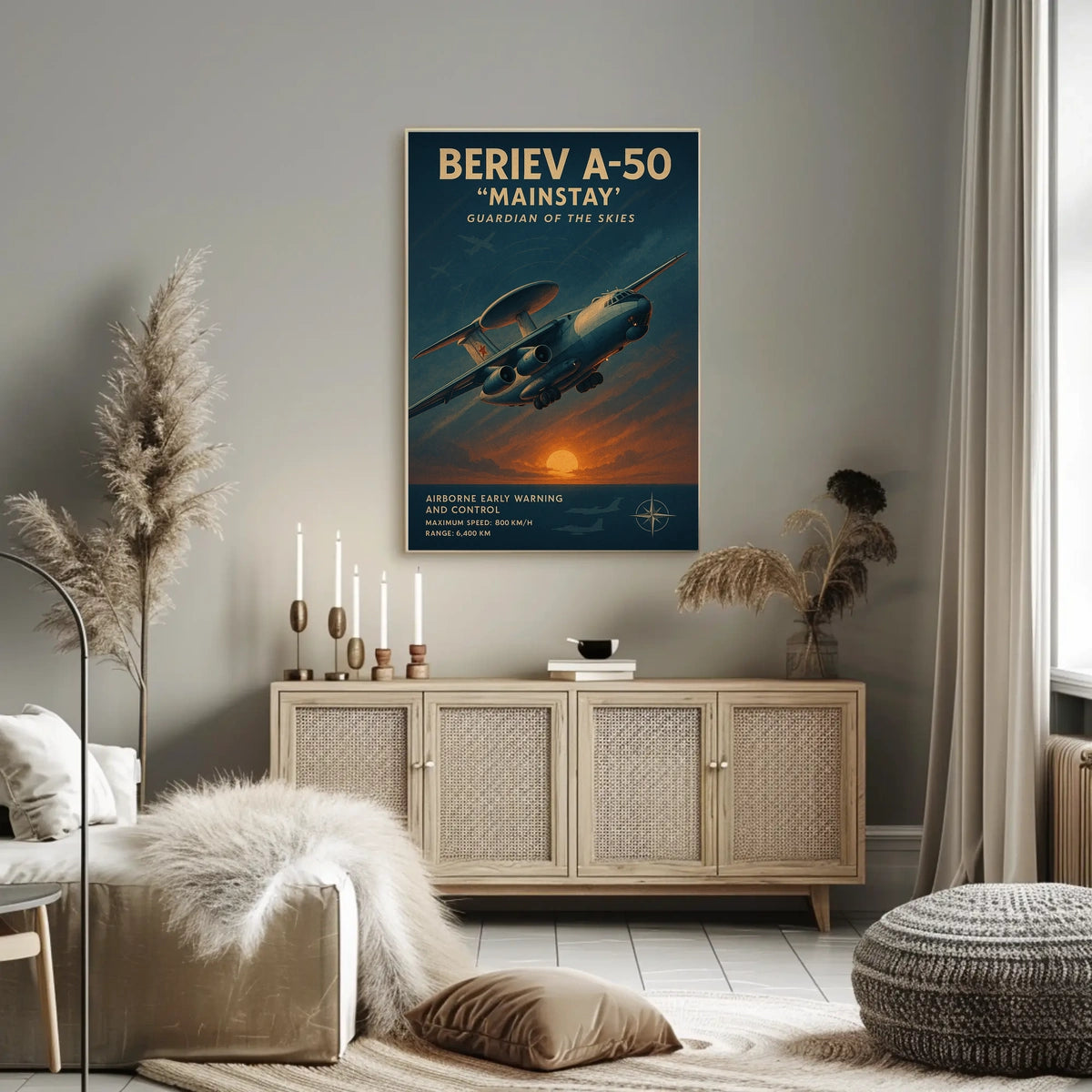 Guardian of the Skies: A Powerful Propaganda Poster
