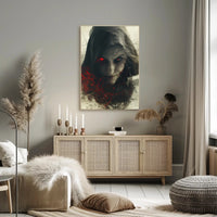 The Enigmatic Gaze Poster PosterGoat