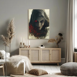 The Enigmatic Gaze Poster PosterGoat