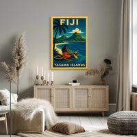 Yasawa Islands Fiji Paradise Poster