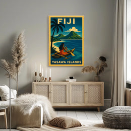 Yasawa Islands Fiji Paradise Poster