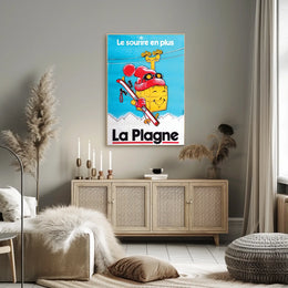 La Plagne Le Sourire En Plus Poster