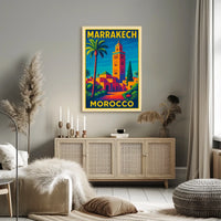 Marrakech Travel Poster
