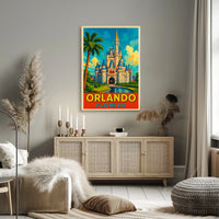 Orlando, Florida Enchanted Destination Poster