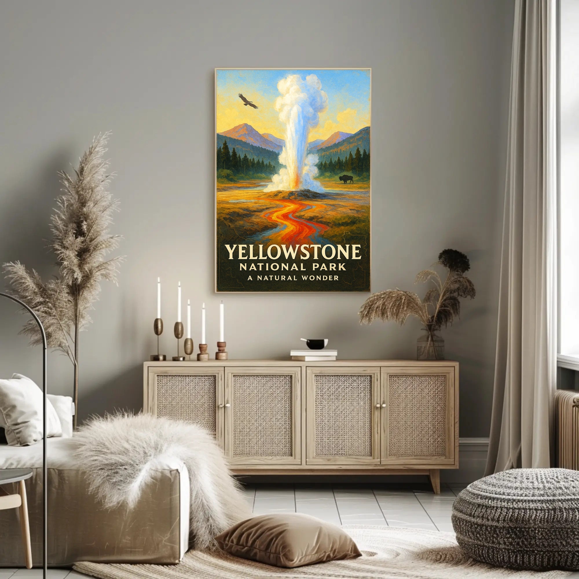 Yellowstone National Park A Natural Wonder Poster PosterGoat