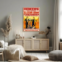 Magic Show Poster: Vintage-Style Theater Advertising
