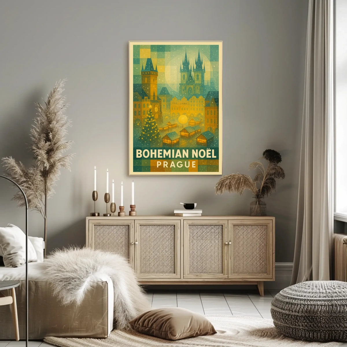 Bohemian Noël in Prague Poster