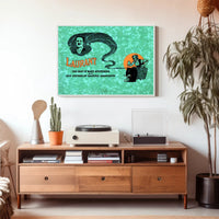 Laurant the Mysterious Vintage Magic Performance Artistic Poster