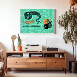 Laurant the Mysterious Vintage Magic Performance Artistic Poster