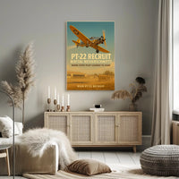 Ryan PT-22 Historic Aircraft WWII Poster