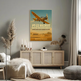 Ryan PT-22 Historic Aircraft WWII Poster