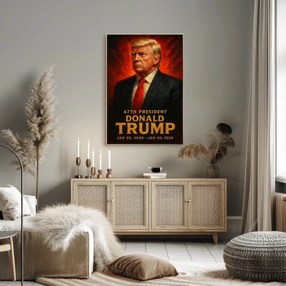 Trump Guardian Republic Pop Art Patriotic Poster