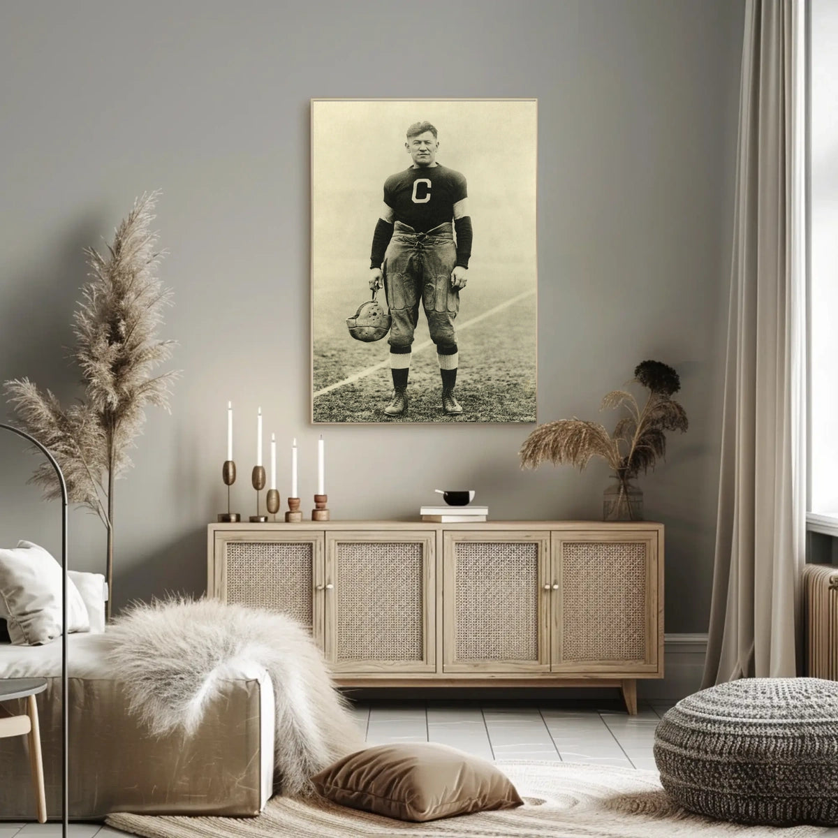 Vintage Football Legend Poster