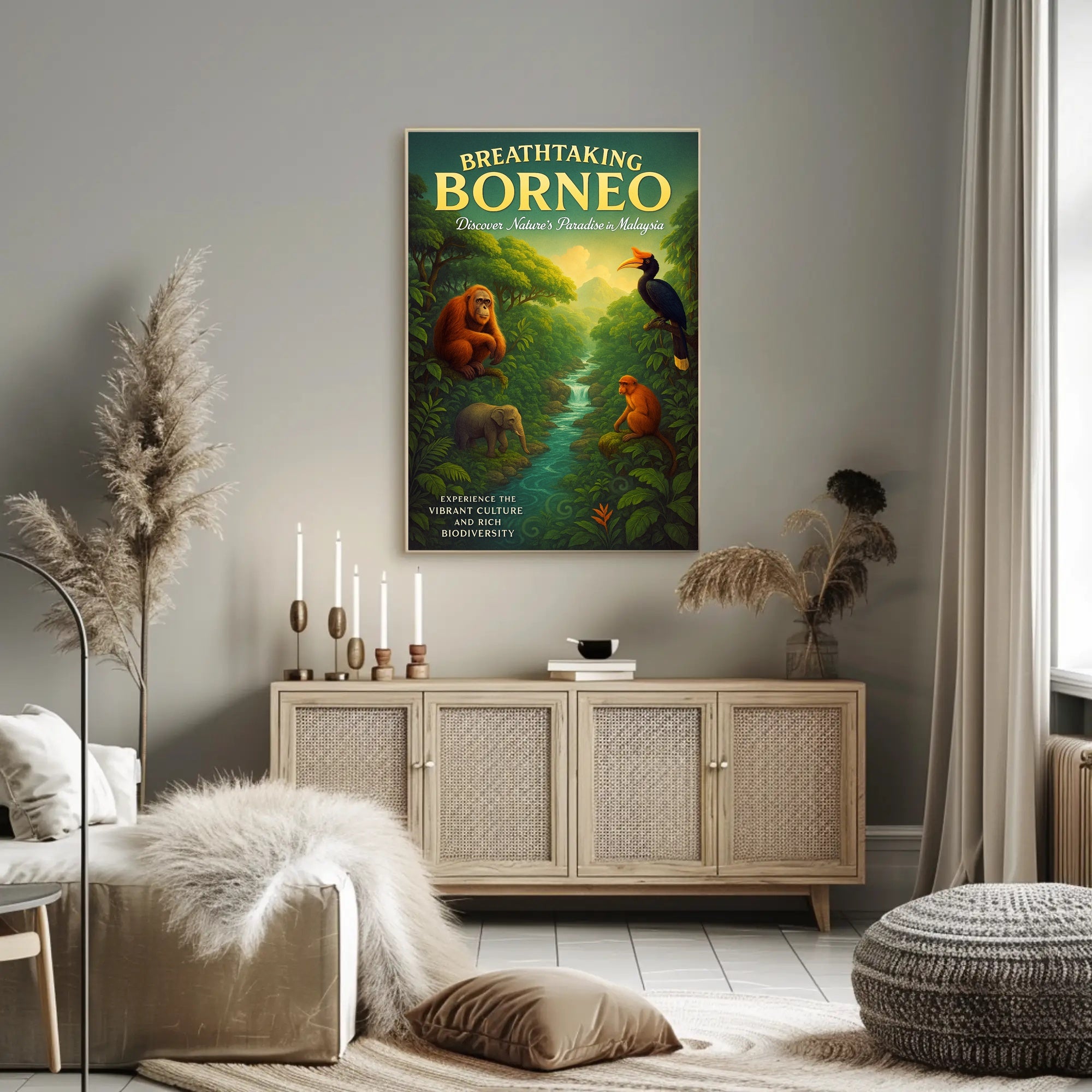 Breathtaking Borneo Poster